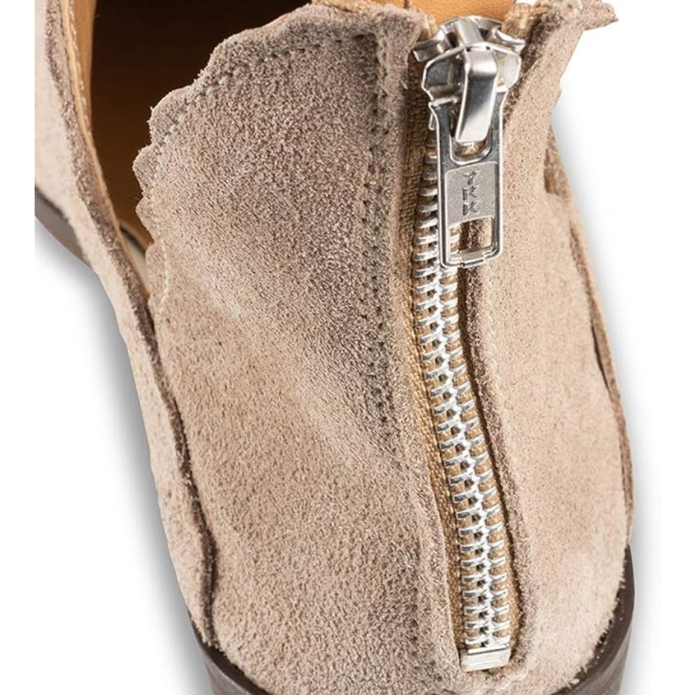 Klub Nicvo Bae women’s Sz 8 Scallop Bootie Beige Ankle Booties - Picture 3 of 11